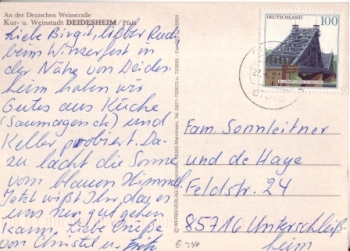 Deidesheim - D 2001 95 001 ●